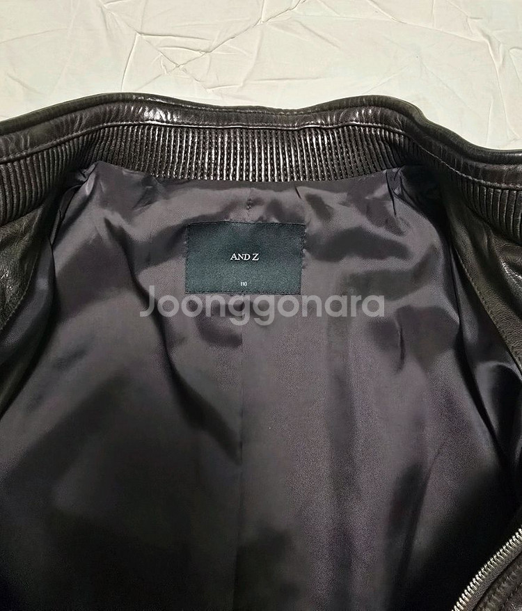 AND Z 이태리 베지터블 양가죽 자켓 (라이딩 자켓--13