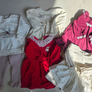 크리스마스원피스 베베드피노밍크뮤해피프린스90일괄