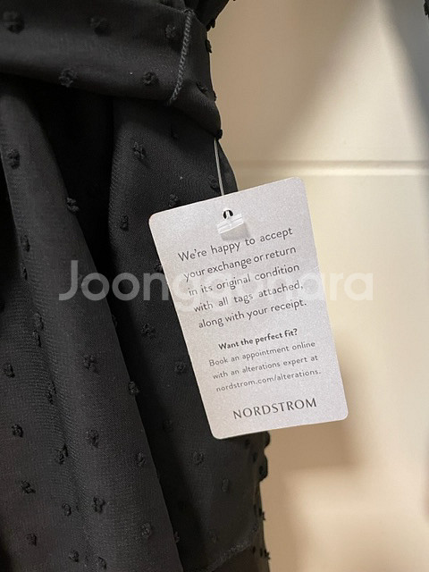 Nordstrom 블랙 원피스 (XS) 새상품--5