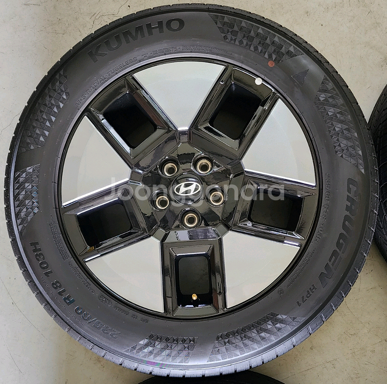 디올뉴 싼타페 mx5 임판 18인치 휠타이어, 금호 235 60 18--1