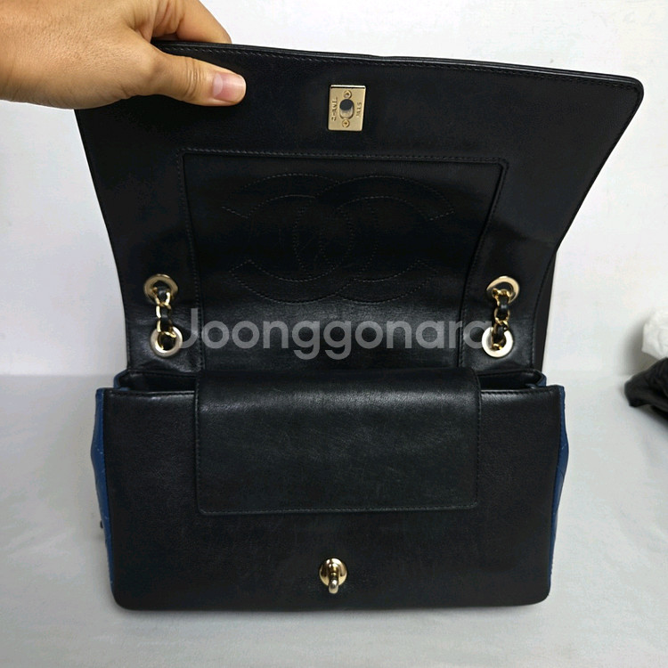 샤넬 마드모아젤 플랩백 쉽스킨--8