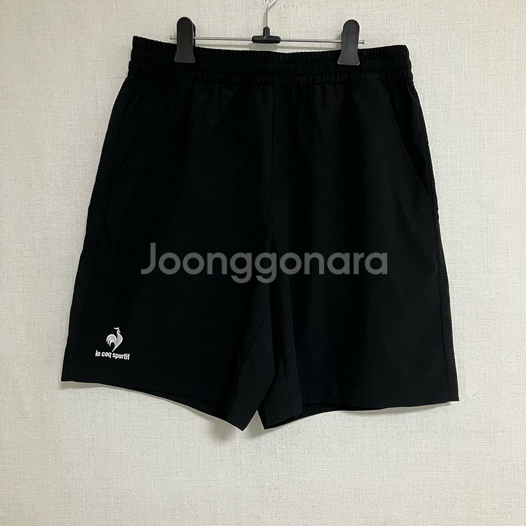 르꼬끄 스포르티브 트레이닝 반바지 블랙 (85)--1