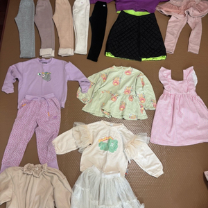 120사이 여아 옷 뉴발 크롭 원피스 뉴발 상하복 기모바지 등