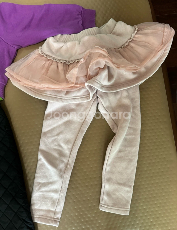 120사이 여아 옷 뉴발 크롭 원피스 뉴발 상하복 기모바지 등--3