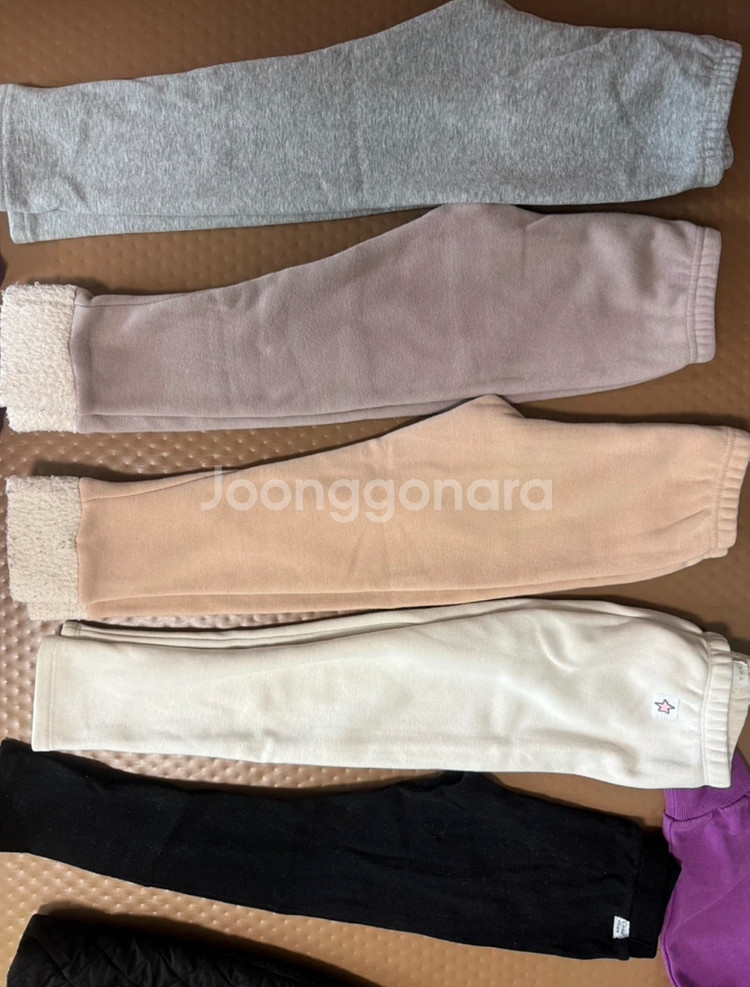 120사이 여아 옷 뉴발 크롭 원피스 뉴발 상하복 기모바지 등--1