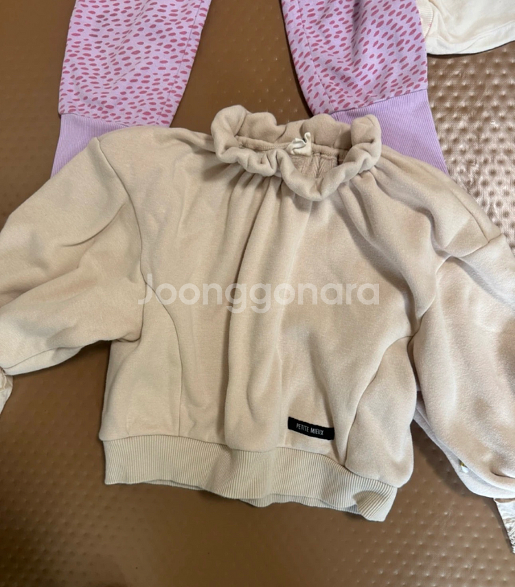 120사이 여아 옷 뉴발 크롭 원피스 뉴발 상하복 기모바지 등--7