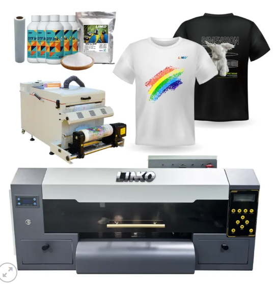 L402 DTF 프린터(30cm) + 건조기(파우더 쉐이커) + 집진기 이미지