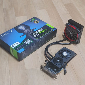 갤럭시 GTX 1080Ti 일체형 수냉 (풀박스) 팝니다.