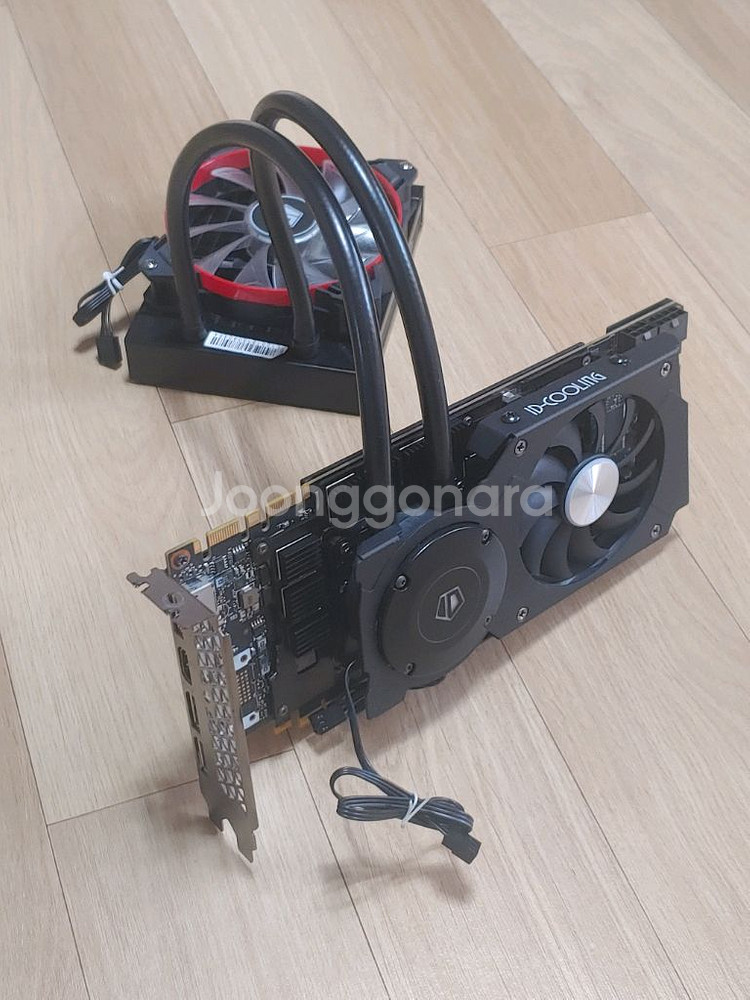 갤럭시 GTX 1080Ti 일체형 수냉 (풀박스) 팝니다.--2