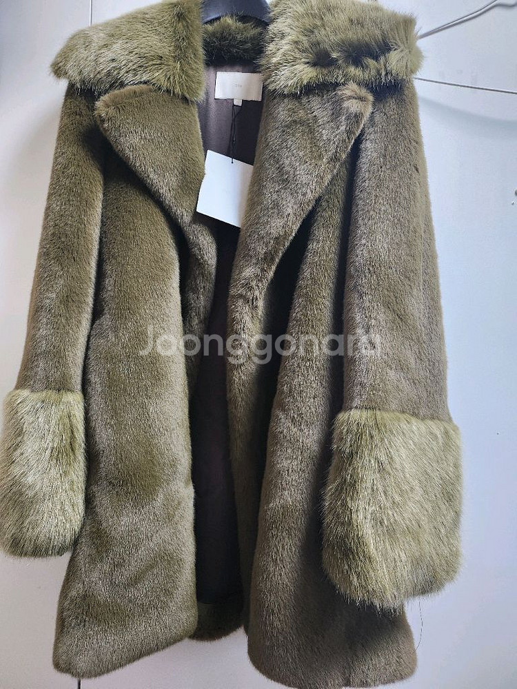 밍크퍼 롱코트--0