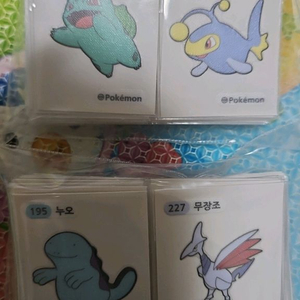 포켓몬 2세대 띠부씰 116종 노코드씰 전종 세트 이미지