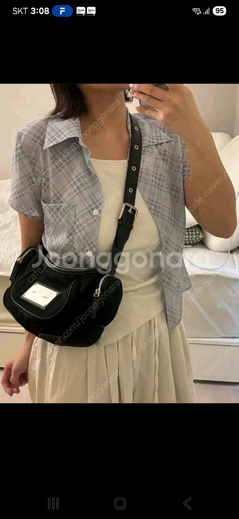 마뗑킴 마들렌 라운드백 블랙--1