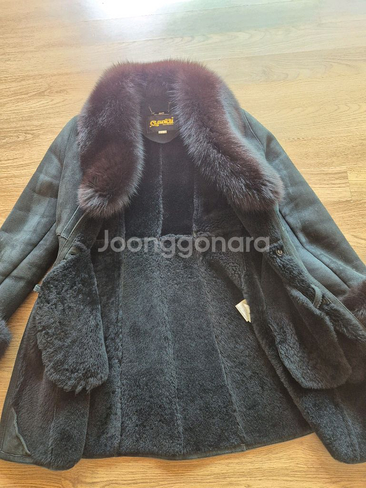 여성 양가죽 무스탕코트--1