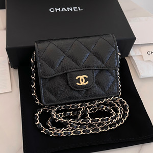 [S+급/정품] 샤넬 클래식 플랩 체인 아코디언 지갑 크로스백 가방