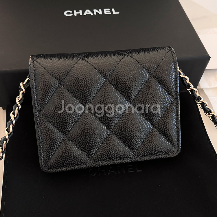 [S+급/정품] 샤넬 클래식 플랩 체인 아코디언 지갑 크로스백 가방--1