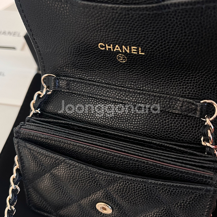 [S+급/정품] 샤넬 클래식 플랩 체인 아코디언 지갑 크로스백 가방--7