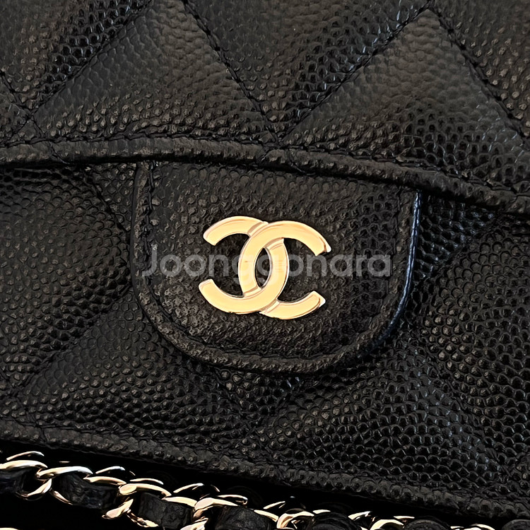 [S+급/정품] 샤넬 클래식 플랩 체인 아코디언 지갑 크로스백 가방--6