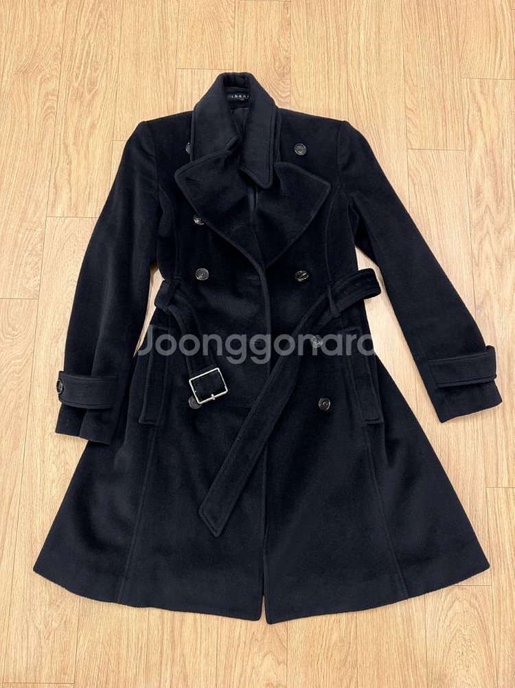 띠어리 여성 코트 - A라인 밍크 앙고라 코트 (0사이즈)--0