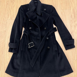 띠어리 여성 코트 - A라인 밍크 앙고라 코트 (0사이즈)