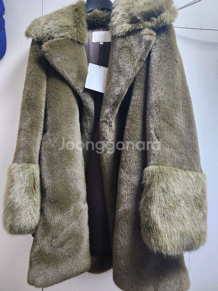 밍크퍼 롱코트--4