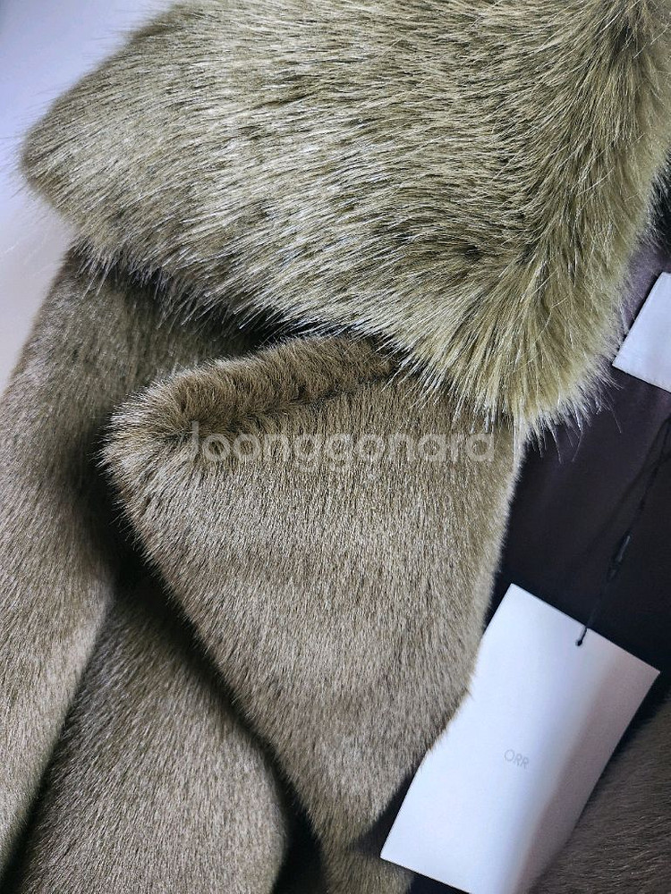 밍크퍼 롱코트--6