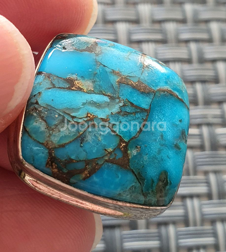 은수공예 AAA 코퍼 터키석 펜던트 (이란 코퍼인터키석--3