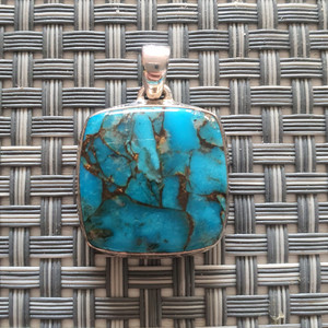 은수공예 AAA 코퍼 터키석 펜던트 (이란 코퍼인터키석