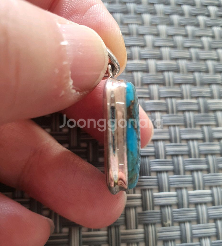 은수공예 AAA 코퍼 터키석 펜던트 (이란 코퍼인터키석--2