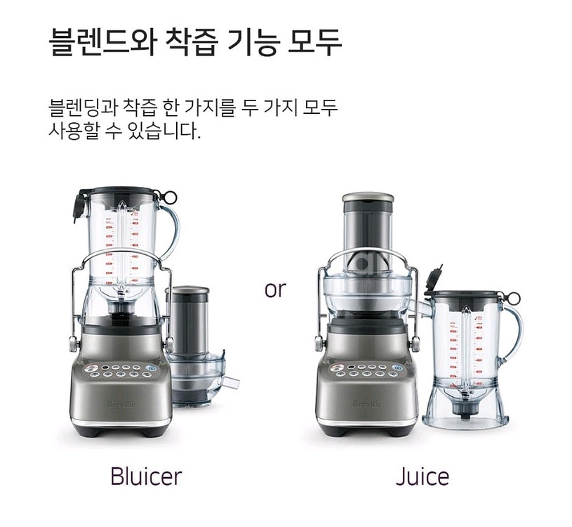 [새상품]브레빌 3X 블렌더 주스믹서 세트--0