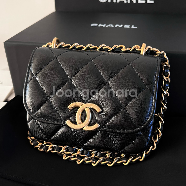 [S+급/정품] 샤넬 23A 미니 체인백 플랩 월릿 가방 AP3372--1