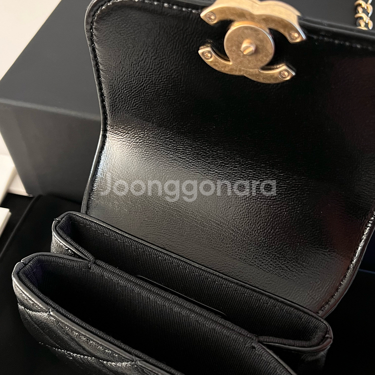 [S+급/정품] 샤넬 23A 미니 체인백 플랩 월릿 가방 AP3372--7