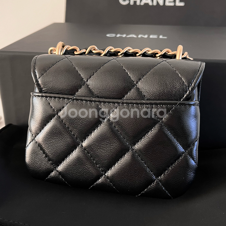 [S+급/정품] 샤넬 23A 미니 체인백 플랩 월릿 가방 AP3372--3