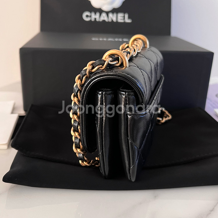 [S+급/정품] 샤넬 23A 미니 체인백 플랩 월릿 가방 AP3372--4