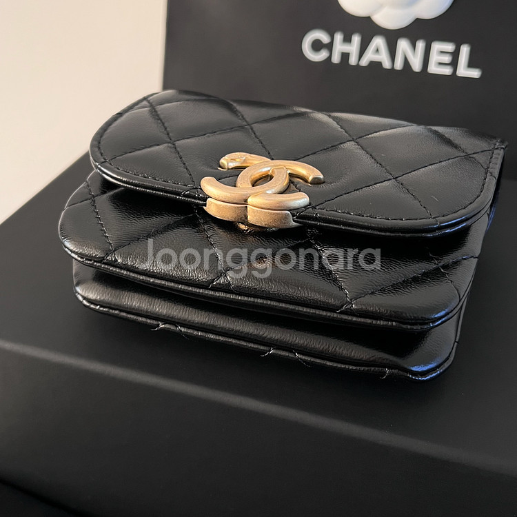 [S+급/정품] 샤넬 23A 미니 체인백 플랩 월릿 가방 AP3372--6