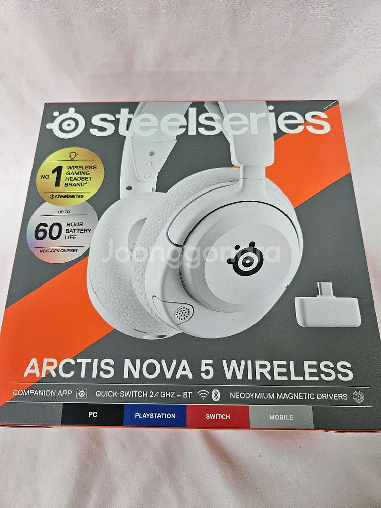 스틸시리즈 아크티스 노바5 화이트 미사용 새제품--0