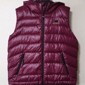 뉴발란스 후드 패딩 조끼