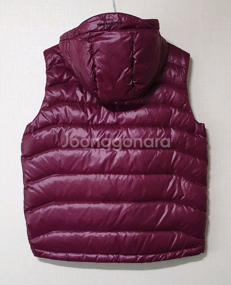 뉴발란스 후드 패딩 조끼--1