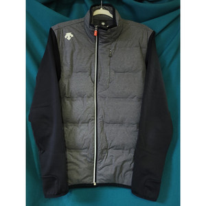 464. 데상트 경량패딩 기능성 블랙그레이 [95/M]