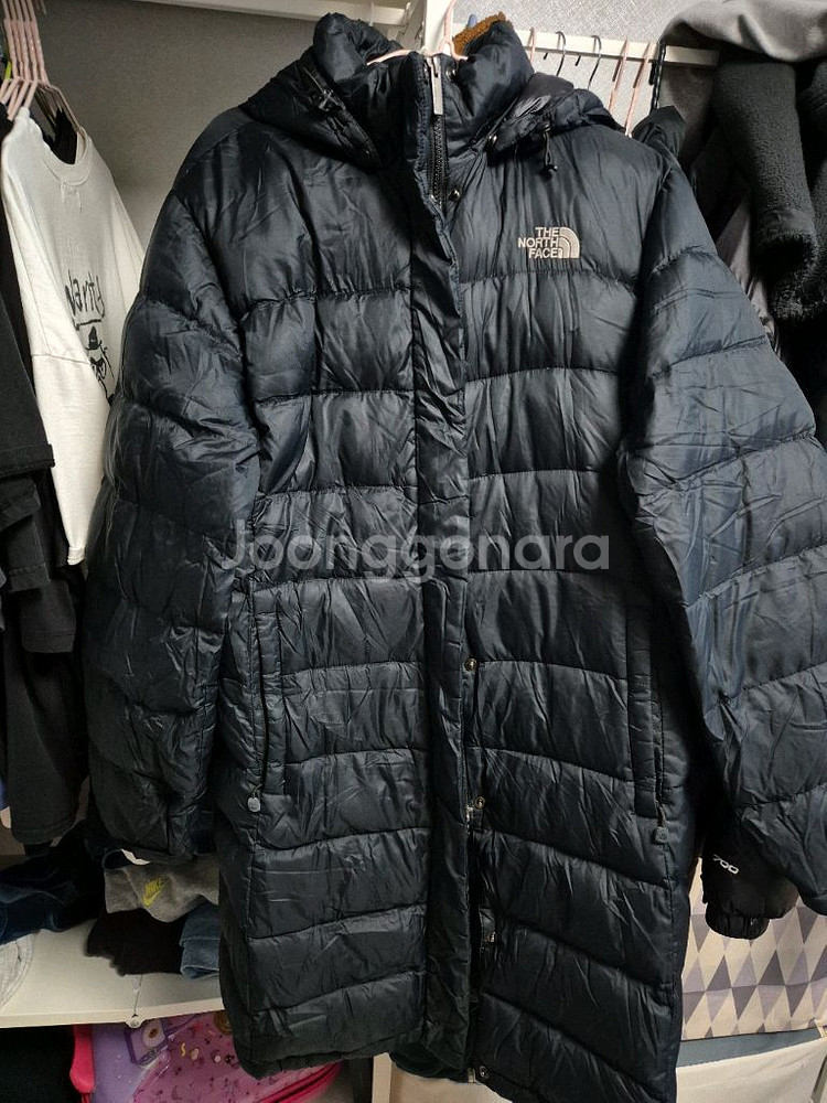 노스페이스 경량 롱패딩(100)--0