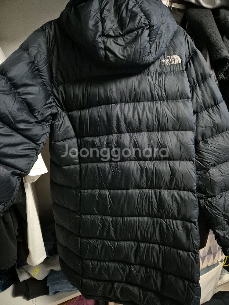 노스페이스 경량 롱패딩(100)--1