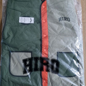 히로 컬러블럭 리버서블 자켓 카키170