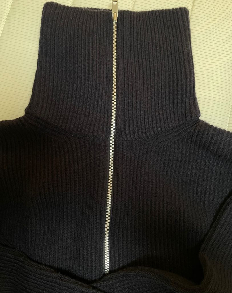 다이애그널 투웨이 세일러집업 네이비 diagonal 그로브 비아플레인 아모멘토 로우클래식 이미지