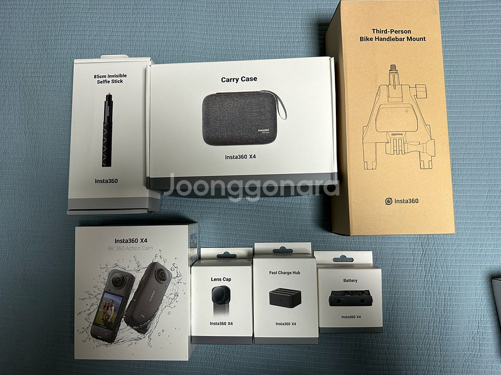 인스타360 엔듀로 키트 X4 8K 액션캠 풀세트--4