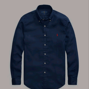 폴로 린넨 셔츠 네이비 s사이즈 판매합니다. 리넨 남방