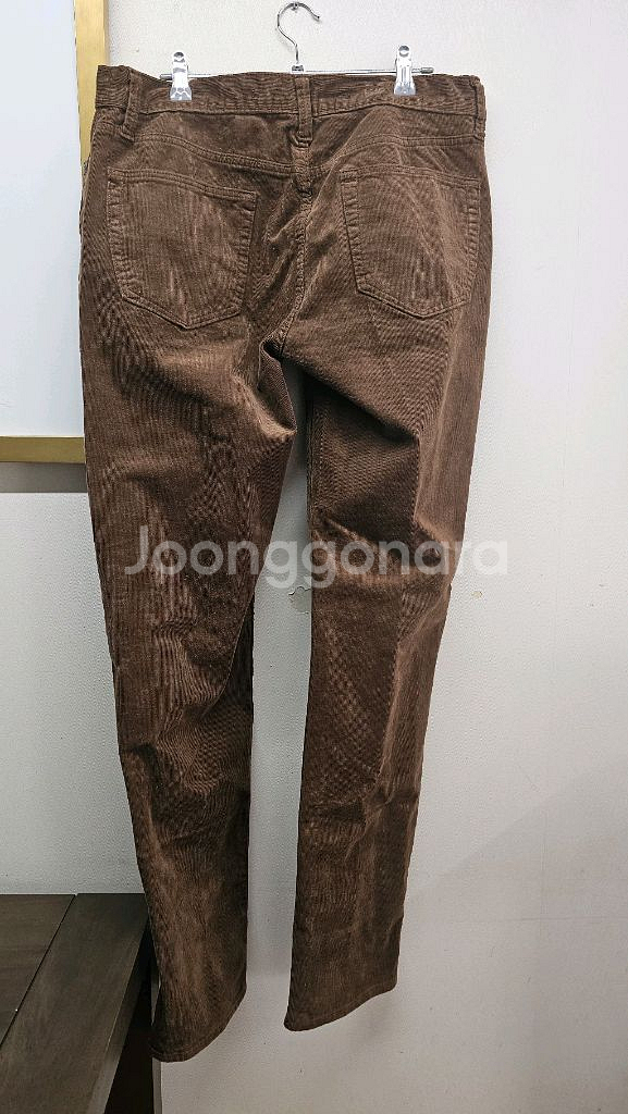브라운 코듀로이 팬츠--2