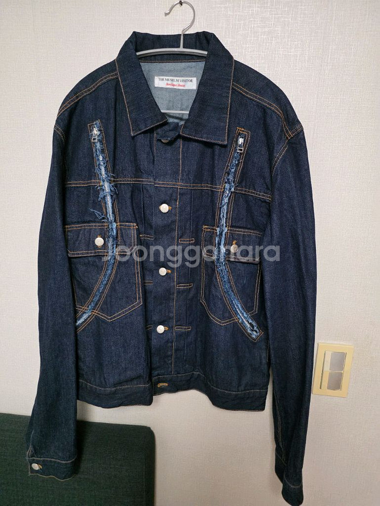 더뮤지엄비지터 데님 자켓--0
