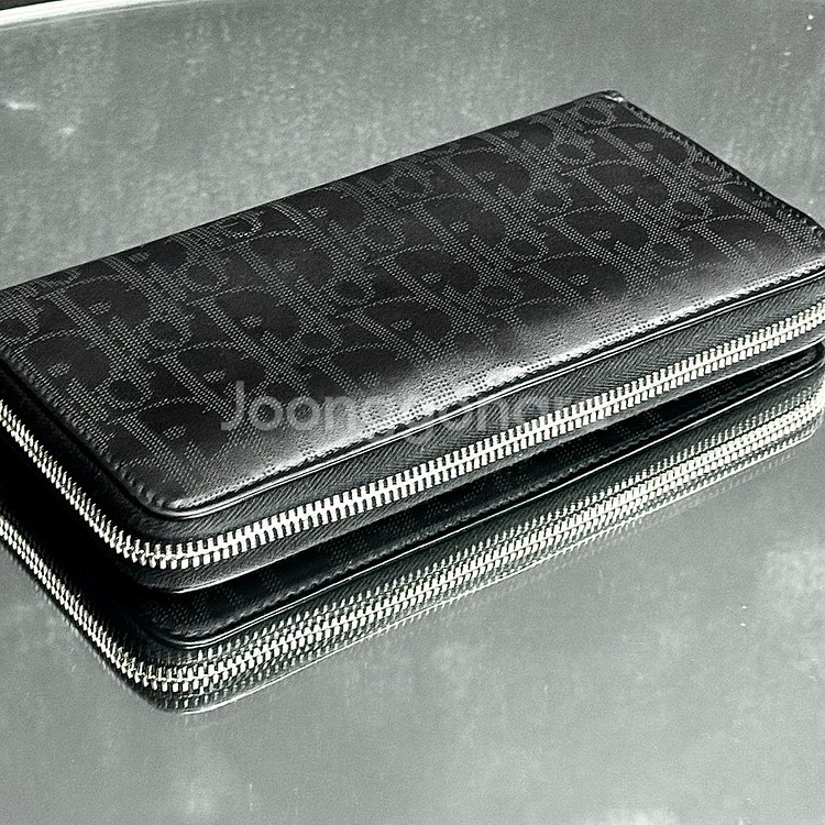 [새상품급]디올 오블리크 갤럭시 지퍼돌이 장지갑--4