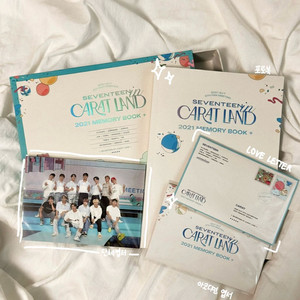 세븐틴 2021 캐럿랜드 메모리북 DVD 양도