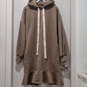 슈프림 로고 스트랩 후드티 원피스