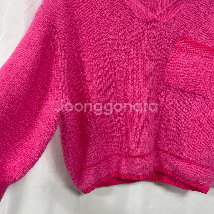 [한섬] 시스템 모헤어 블렌드 카라 니트--4